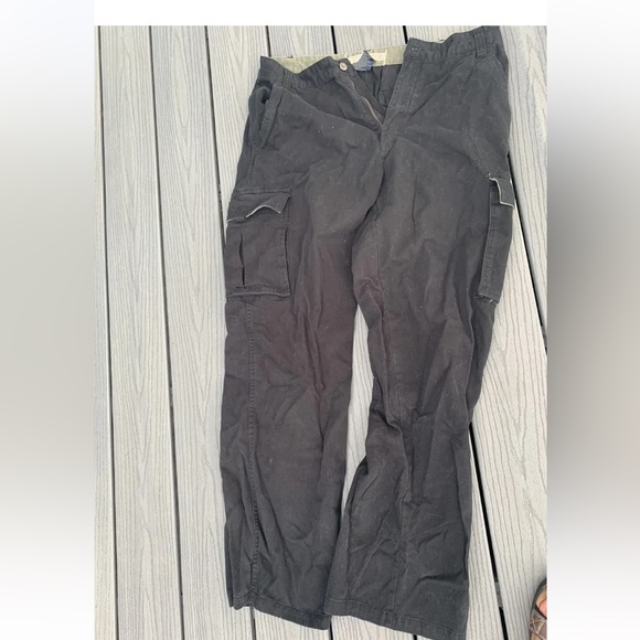 Plugg mens cargo pants 34/34 navy hiking fishing performance activewear workwear - Picture 1 of 7